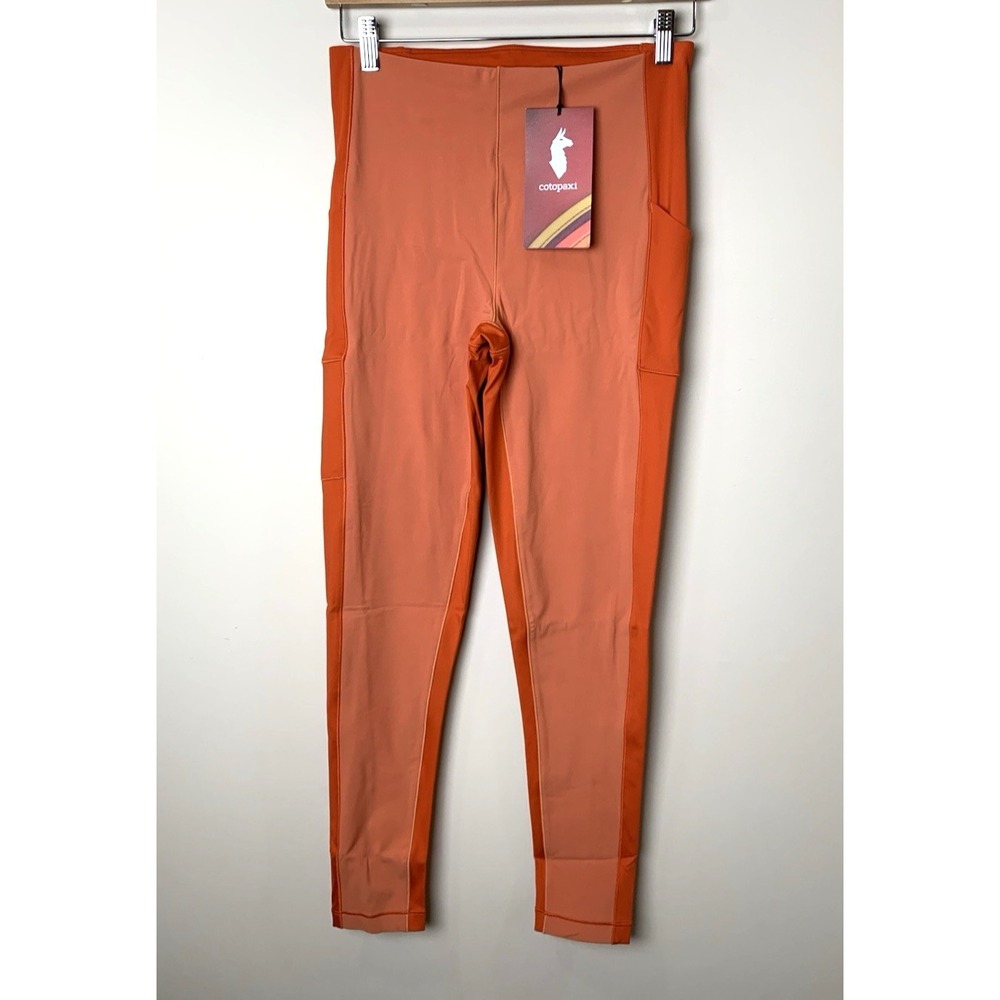 NEW Cotopaxi Verso Hike Tight Womens Medium Orange Canyon & Nectar Zip Pocket